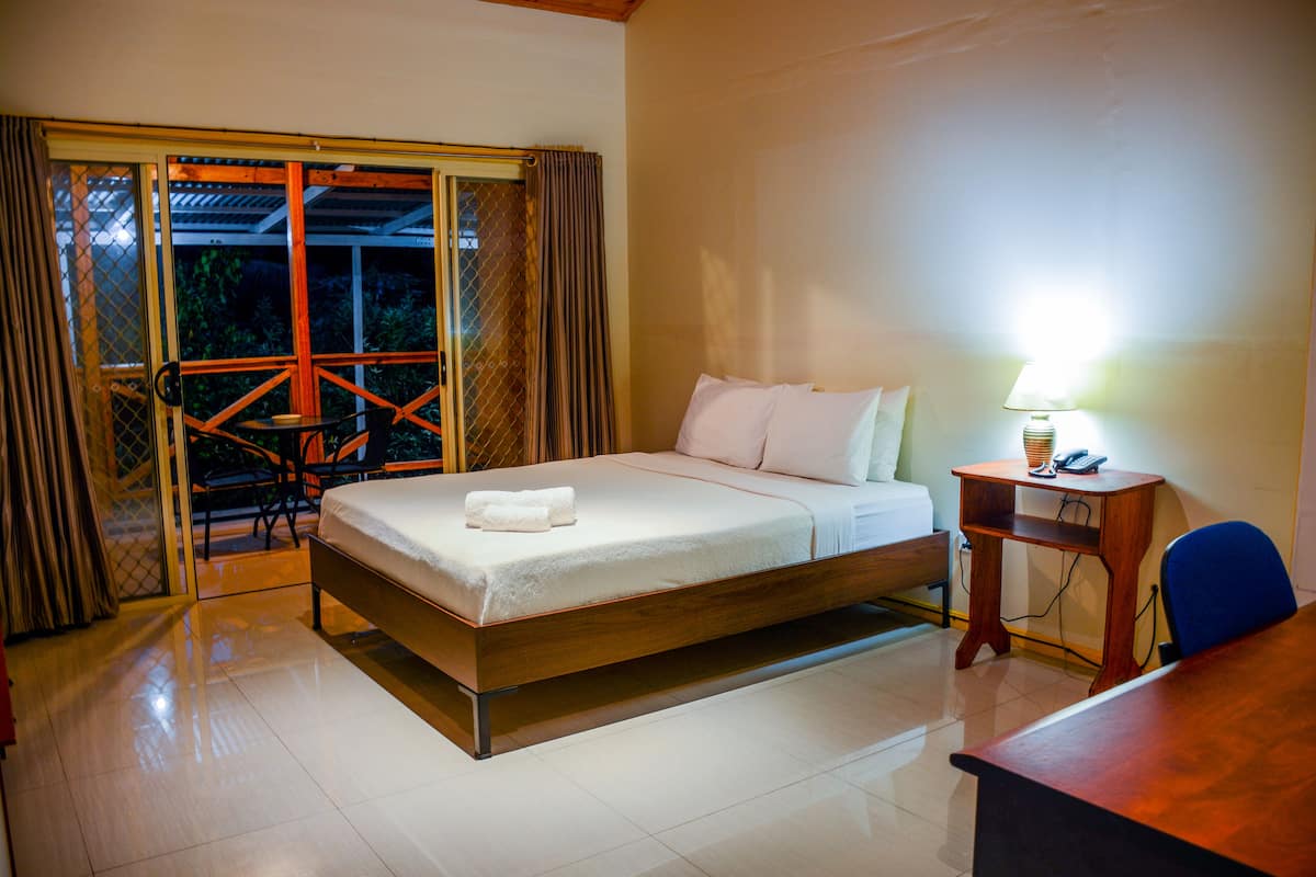 Habitación doble Deluxe | Tabla de planchar con plancha, wifi y ropa de cama