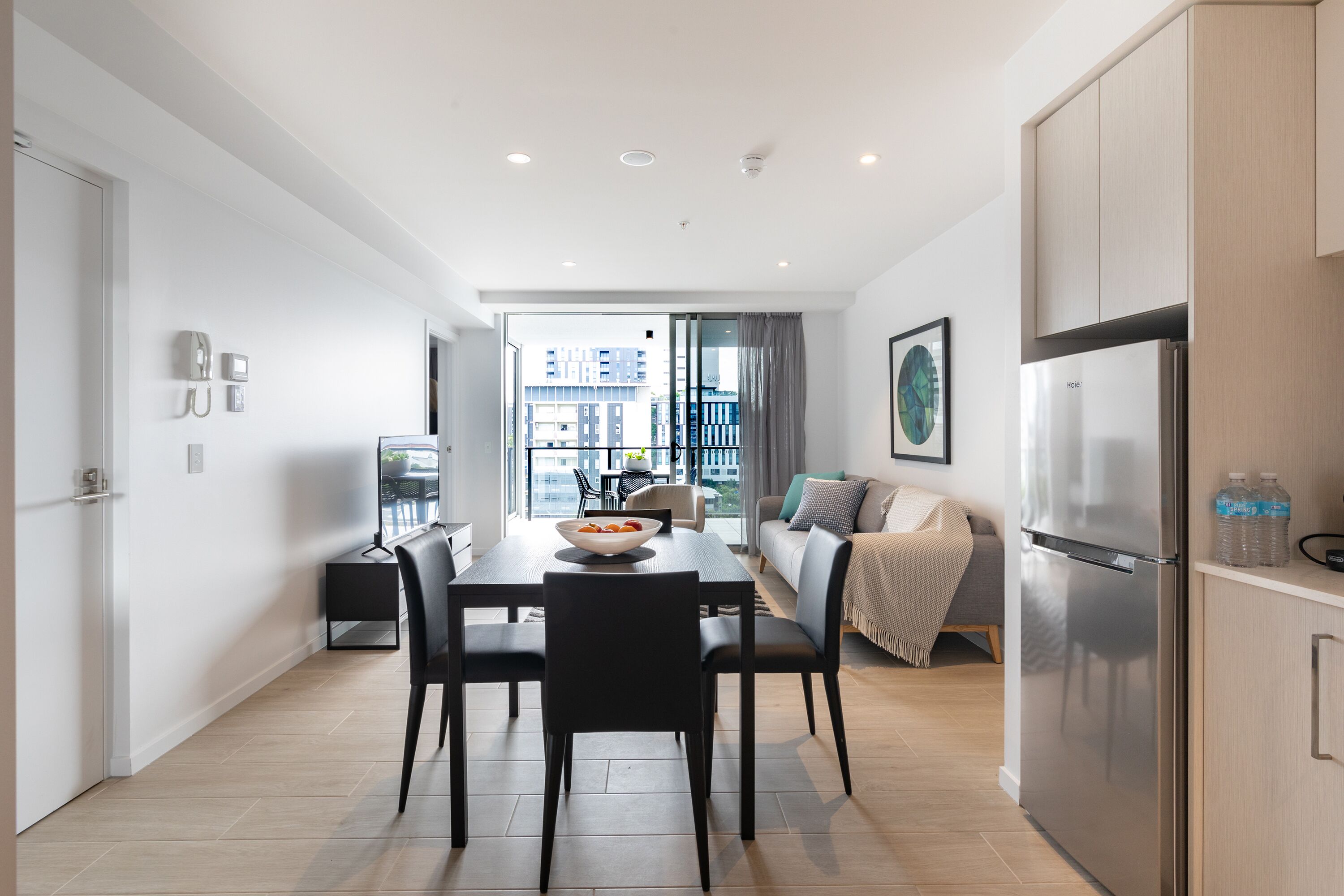 2 Bedroom Apartment | Living area | 50-inch Smart TV with digital channels, TV, Netflix