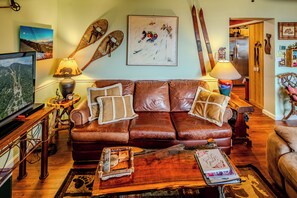 TV, fireplace, DVD player