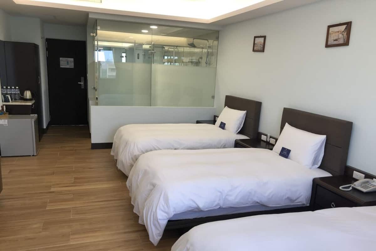 Basic Triple Room, 3 Single Beds | Premium bedding, down duvets, minibar, desk