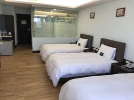 Basic Triple Room, 3 Twin Beds | Premium bedding, down comforters, minibar, desk