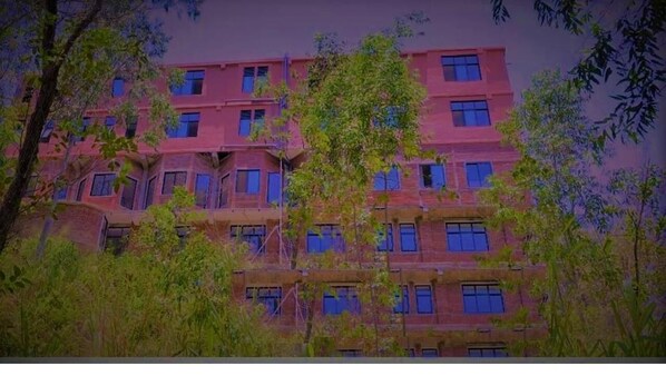 Majoituspaikan julkisivu