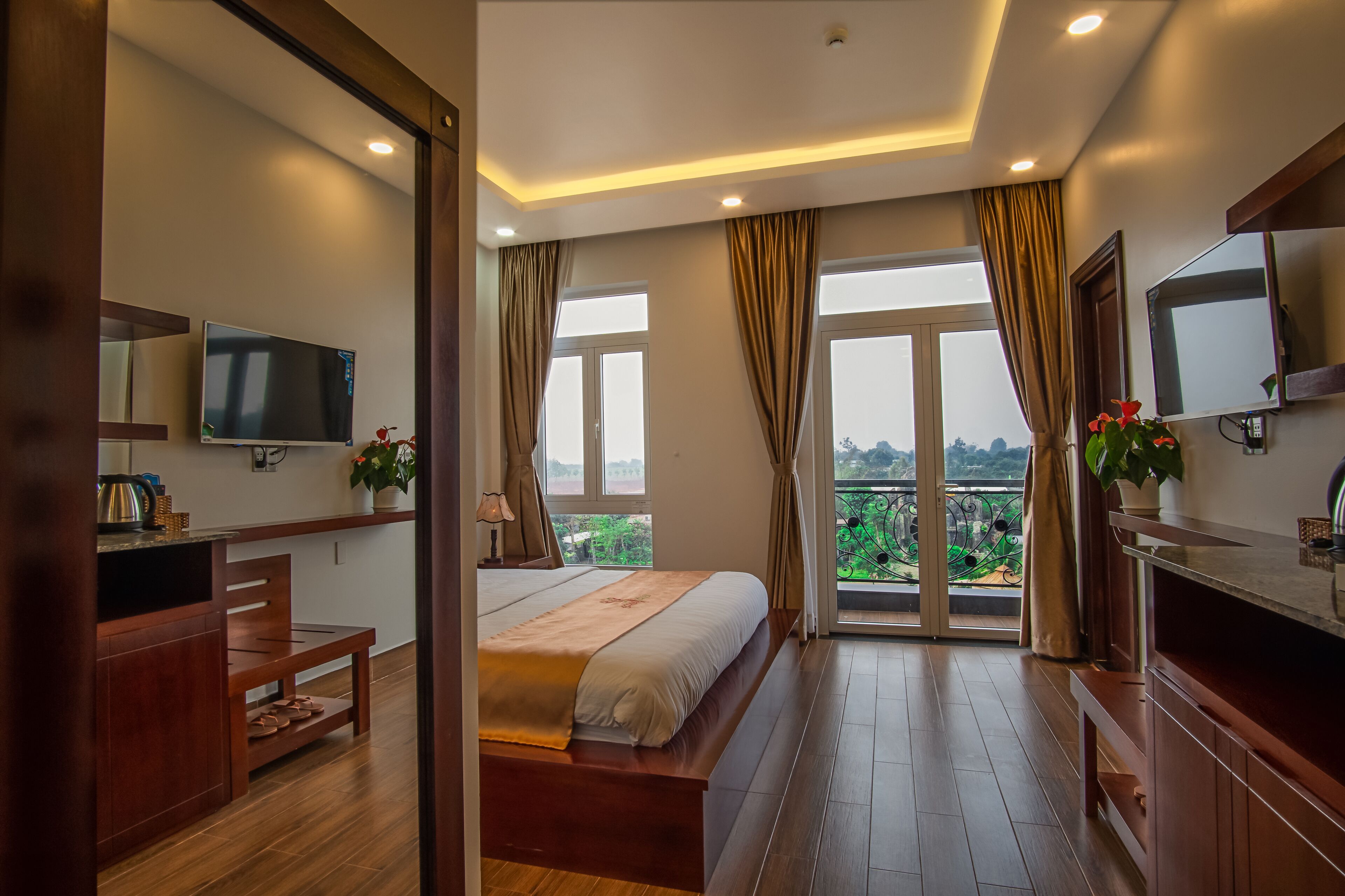 미니바, 객실 내 금고, 암막 커튼, 방음 설비