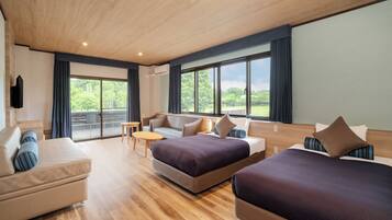 Mt. Fuji View Deluxe Twin Room(With shower booth) , Non Smoking | Free WiFi, bed sheets