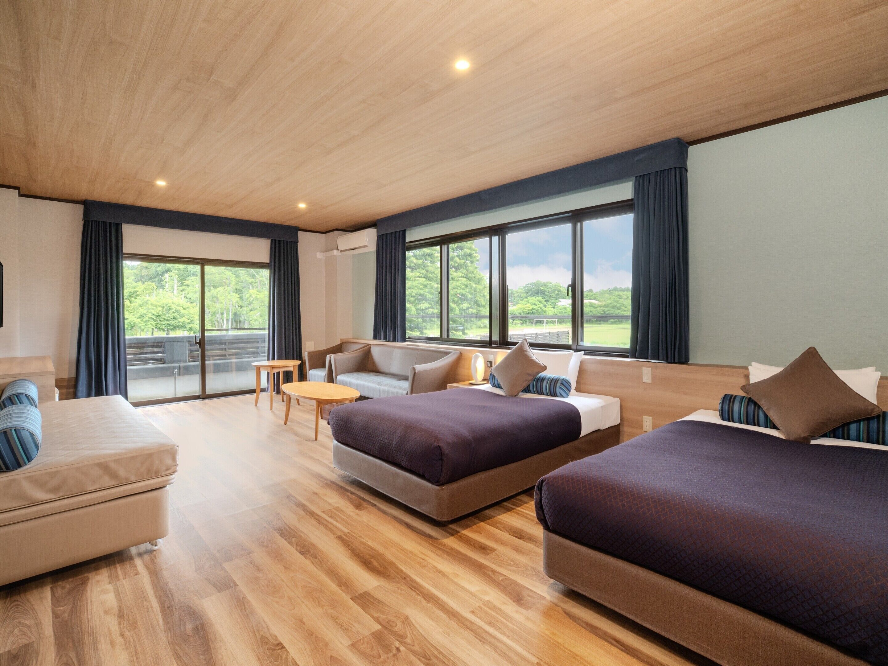 Mt. Fuji View Deluxe Twin Room(With shower booth) , Non Smoking | Free WiFi, bed sheets