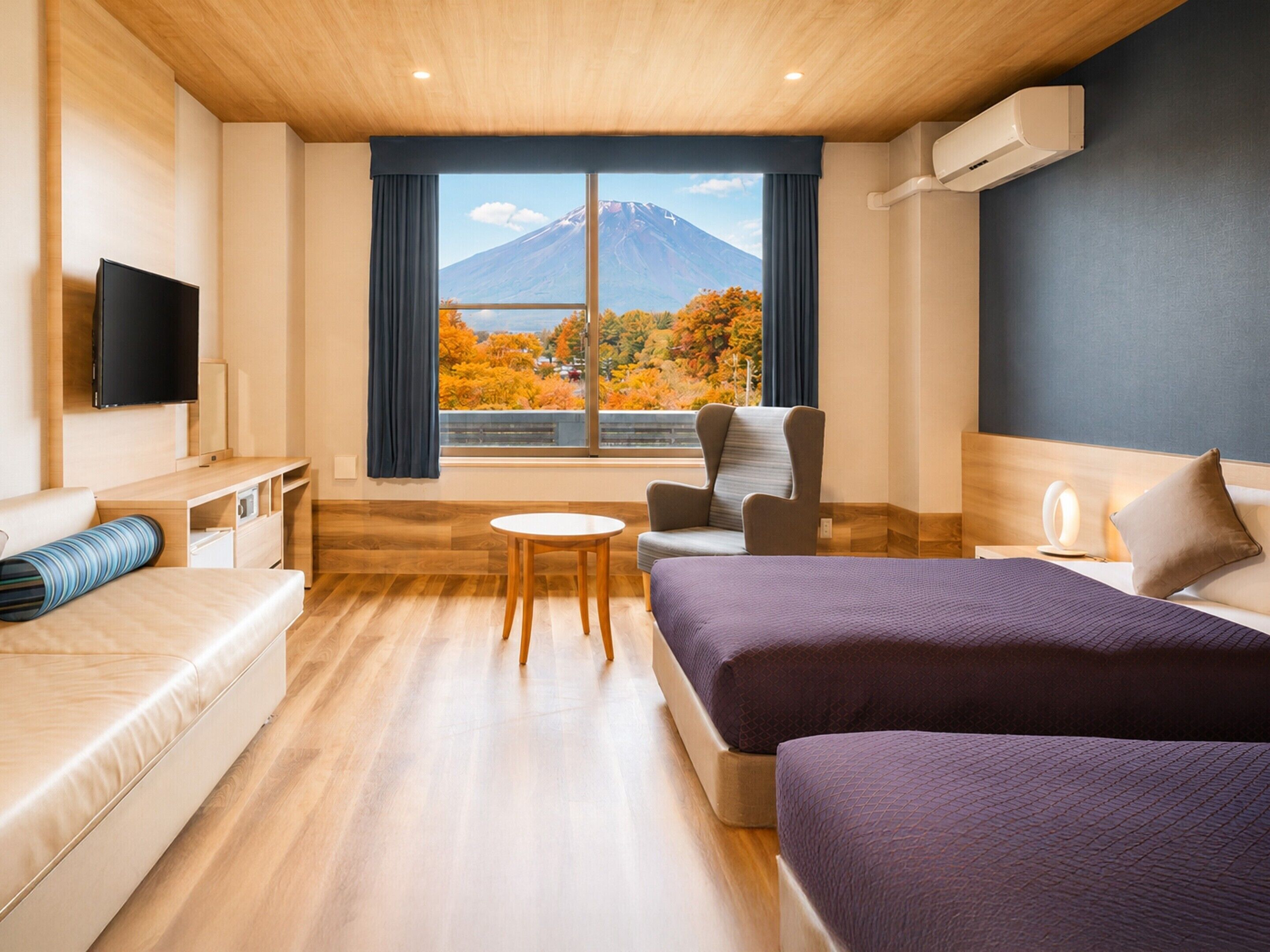 Mt. Fuji View Standard Twin Room(With shower booth) , Non Smoking | Free WiFi, bed sheets