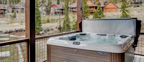 Bain à remous extérieur