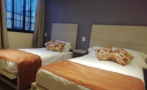 Free WiFi, bed sheets