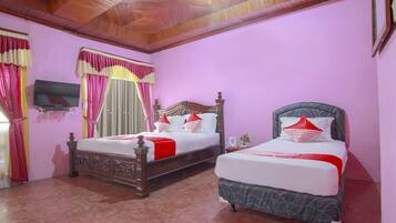 Kamar Keluarga | Wi-Fi gratis dan seprai linen