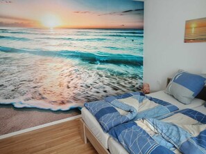 2 makuuhuonetta, silitysrauta/-lauta, ilmainen Wi-Fi