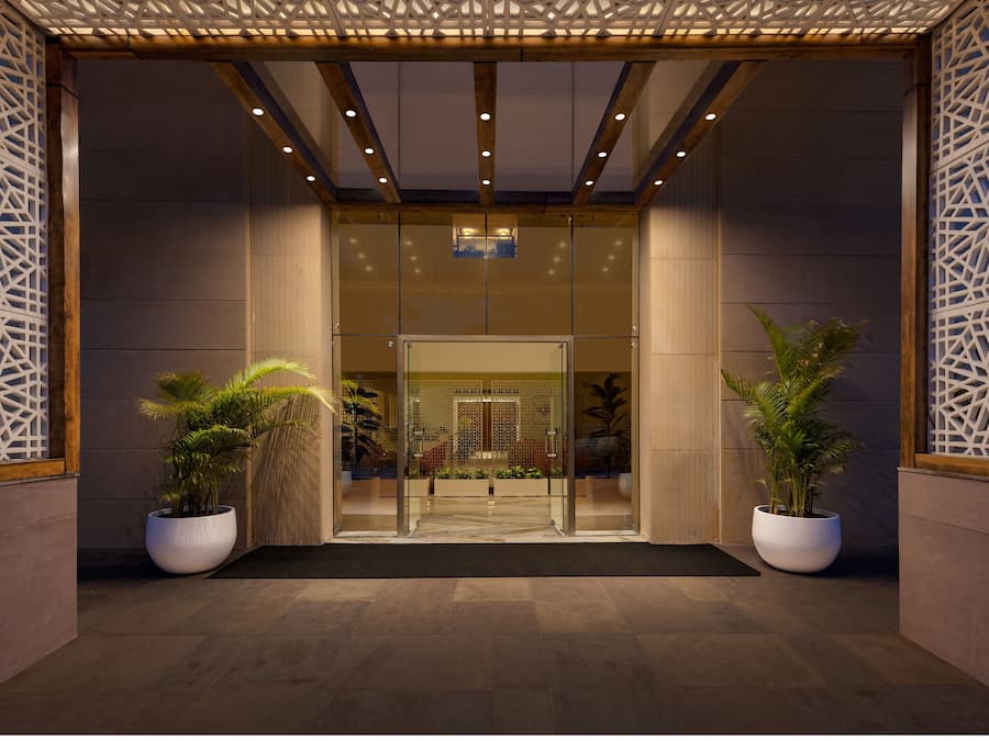 Entrada al alojamiento