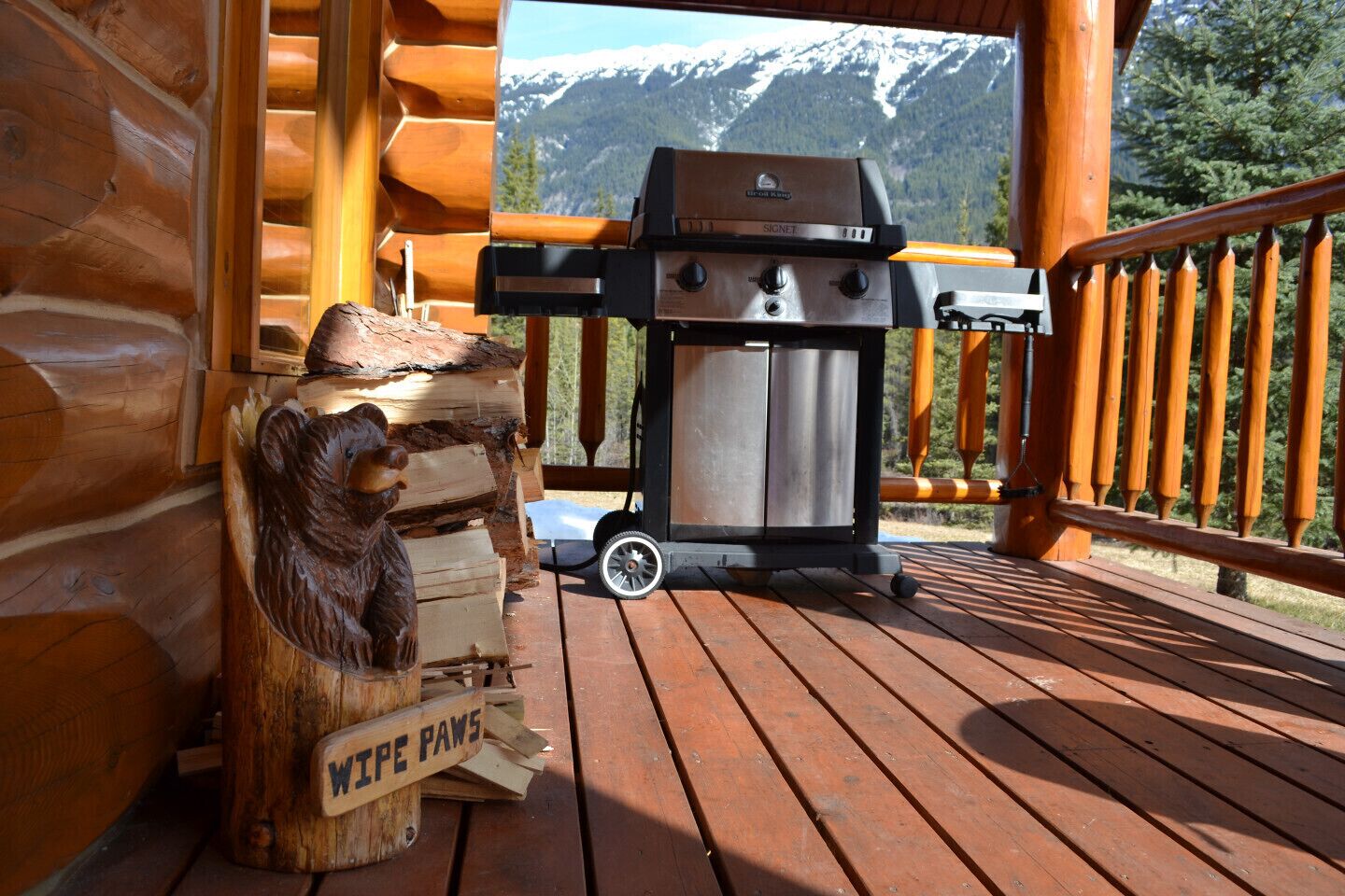 Front porch with BBQ