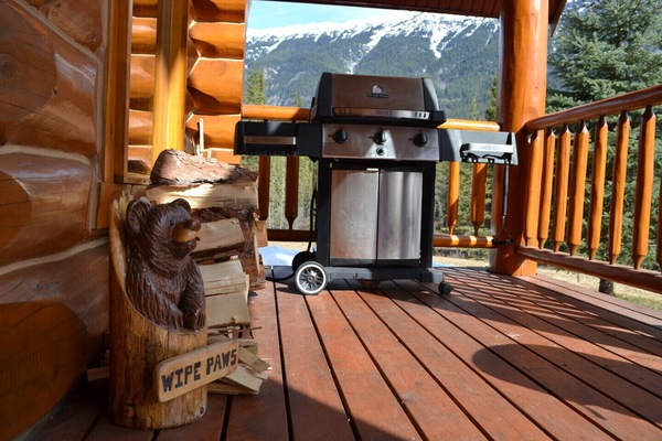 Front porch with BBQ
