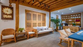 Zona de estar del vestíbulo