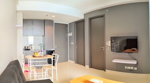 8-AD, 2 Bedroom Apartment | Living area | 21-inch flat-screen TV with cable channels, LED TV - Lovina at One Residence (Batam)