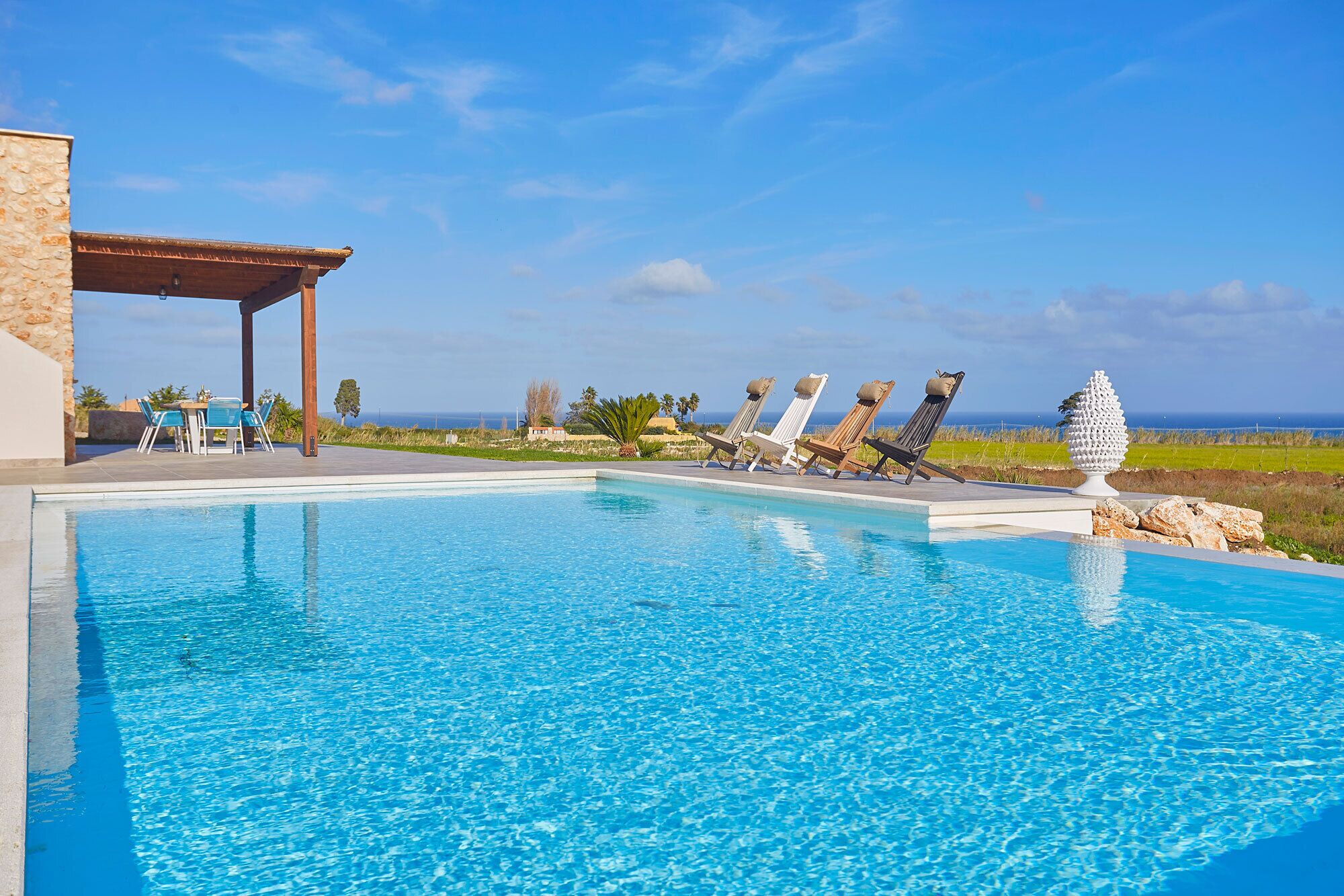 Seasonal outdoor pool