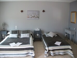 Individually decorated, individually furnished, iron/ironing board