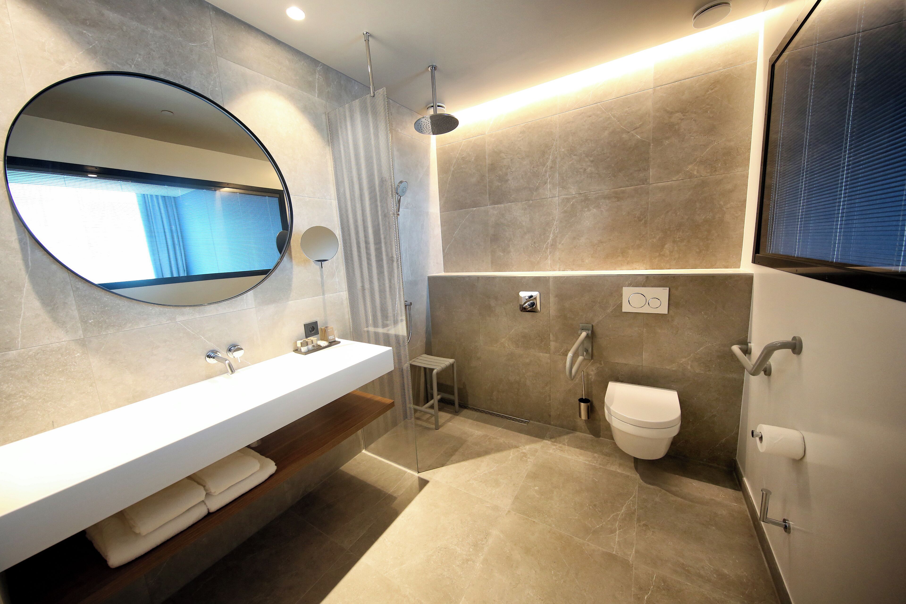 free toiletries, hair dryer, towels, soap