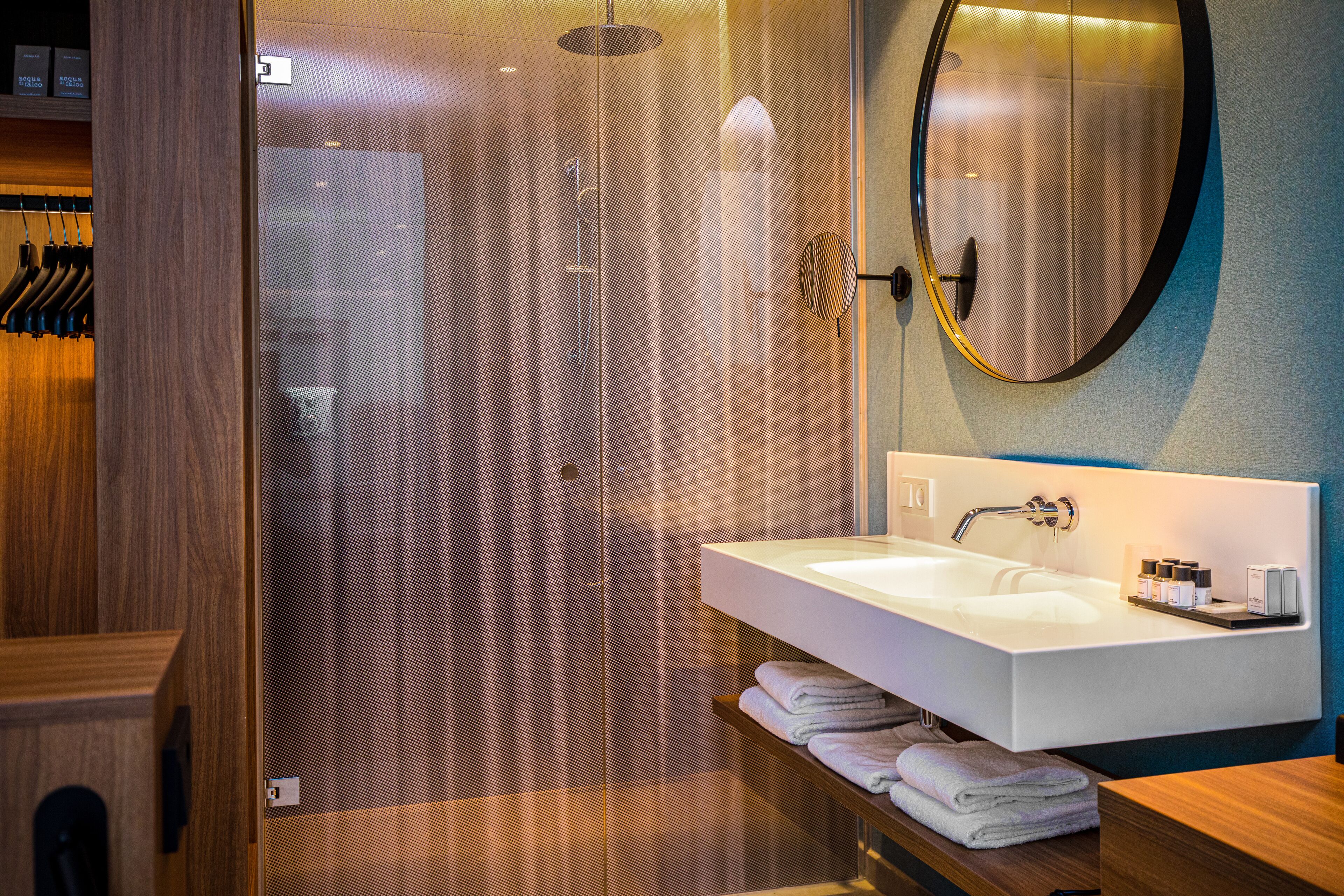 free toiletries, hair dryer, towels, soap