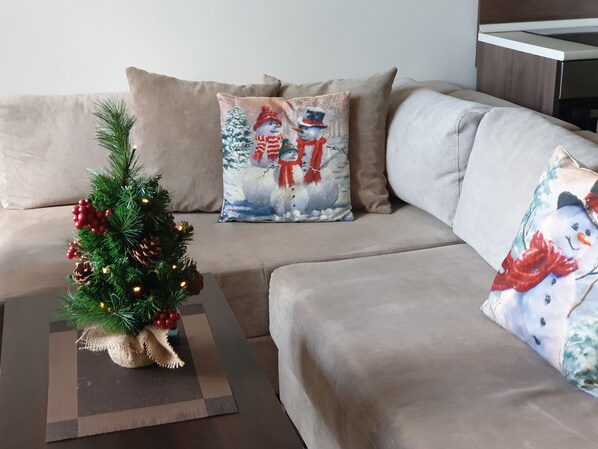 Apartment | 1 Schlafzimmer, laptopgeeigneter Arbeitsplatz, schallisolierte Zimmer