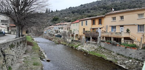 Comfortable village house with terrace.
