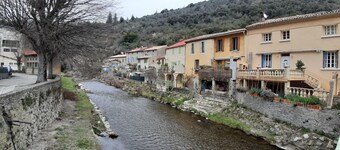 Comfortable village house with terrace.