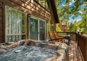 Baignoire à remous extérieure