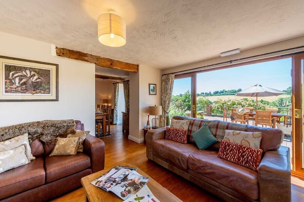 Cottage, 3 Bedrooms (Cart) | Living area | Flat-screen TV, DVD player