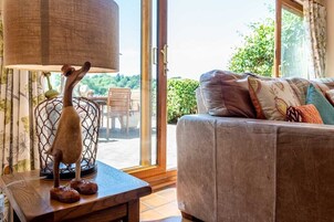 Cottage, 3 Bedrooms (Cart) | Living room | Flat-screen TV, DVD player