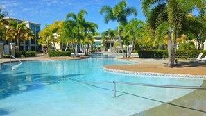 5 outdoor pools, sun loungers - Sandy Cove (Loiza)