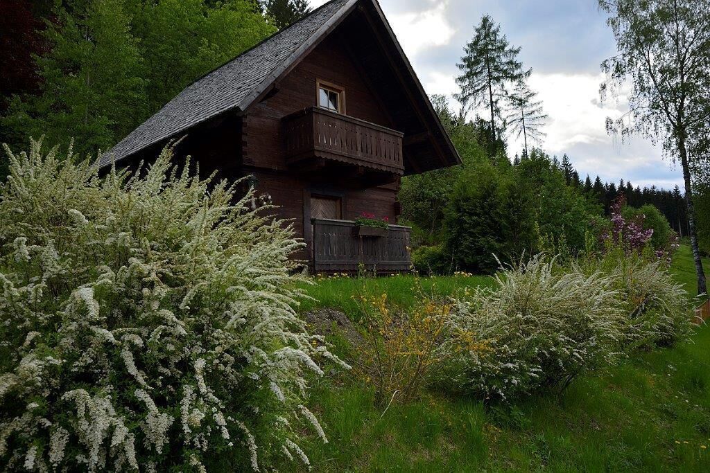 Comfort-Ferienhütte (Hütte zum Badeteich) | Individuell dekoriert, individuell eingerichtet, kostenloses WLAN