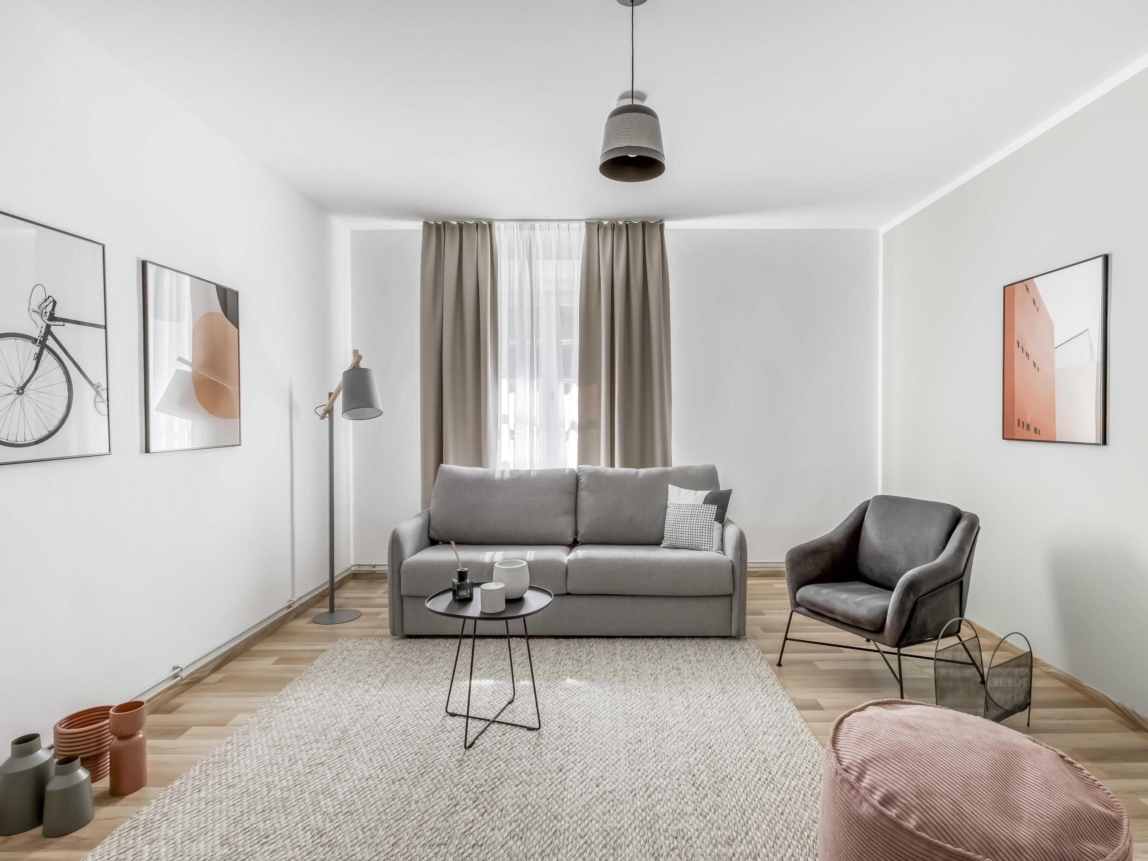 One-bedroom Suite with separate kitchen | Living room | TV