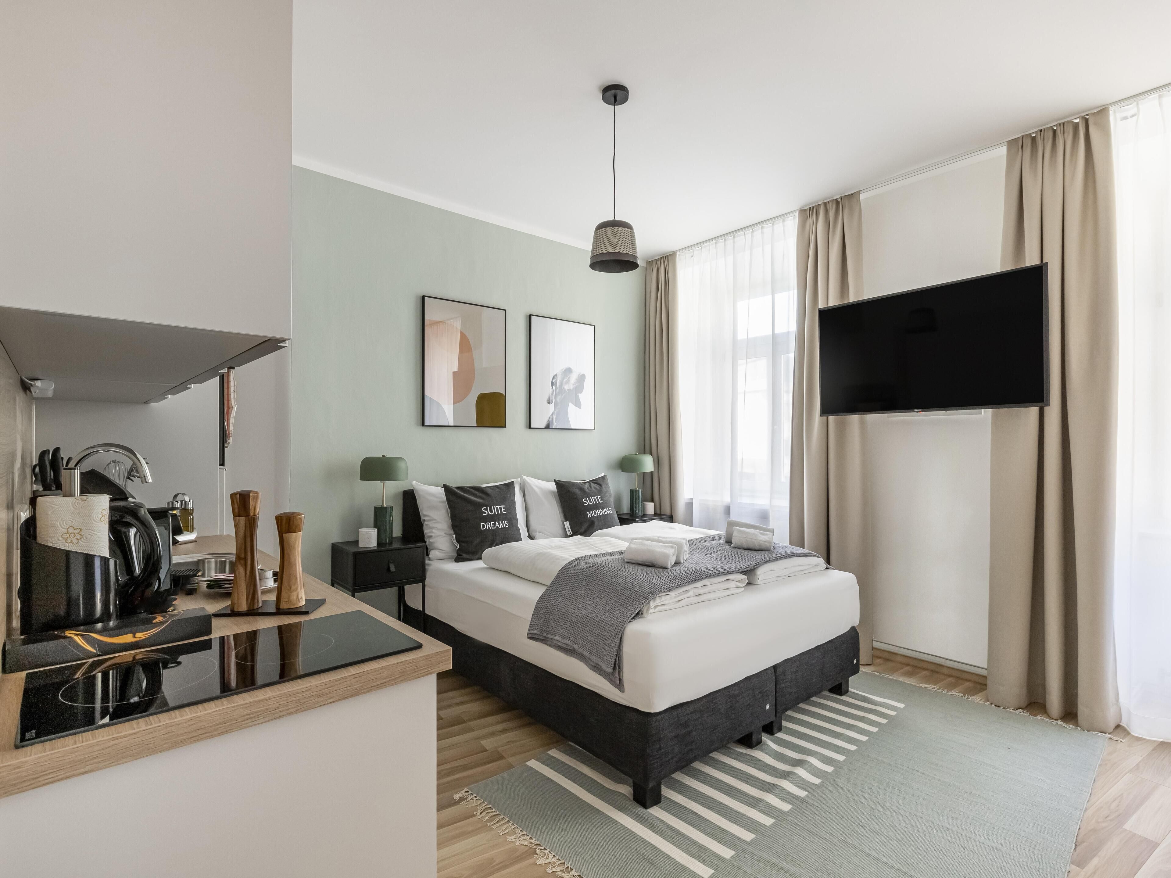 Suite M | Wi-Fi de cortesia, roupa de cama