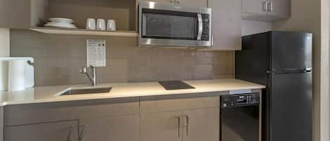 Standard Room, 1 King Bed, Non Smoking, Kitchenette (with Sofabed) | 1 bedroom, desk, laptop workspace, free cribs/infant beds