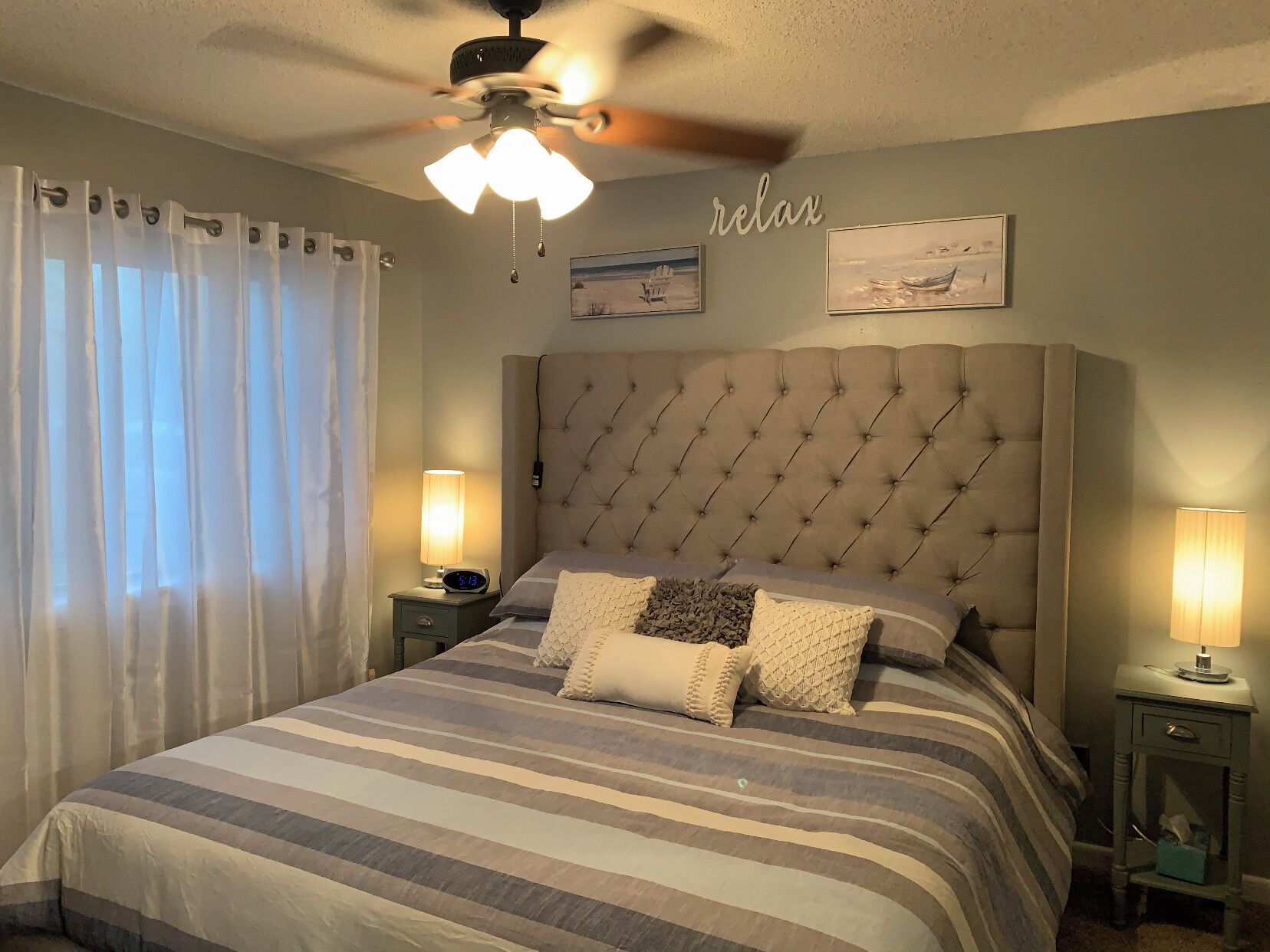 1 chambre, fer et planche à repasser, Wi-Fi gratuit, draps fournis