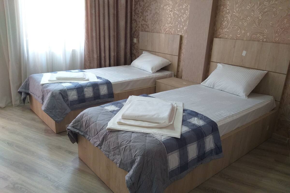 Soundproofing, free WiFi, bed sheets