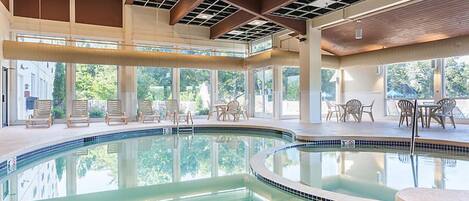 Indoor pool, outdoor pool