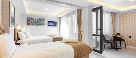 Premium bedding, minibar, in-room safe, individually decorated