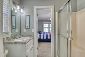 Shower, towels