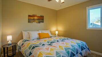 2 soverom, strykejern/-brett, wi-fi og sengetøy