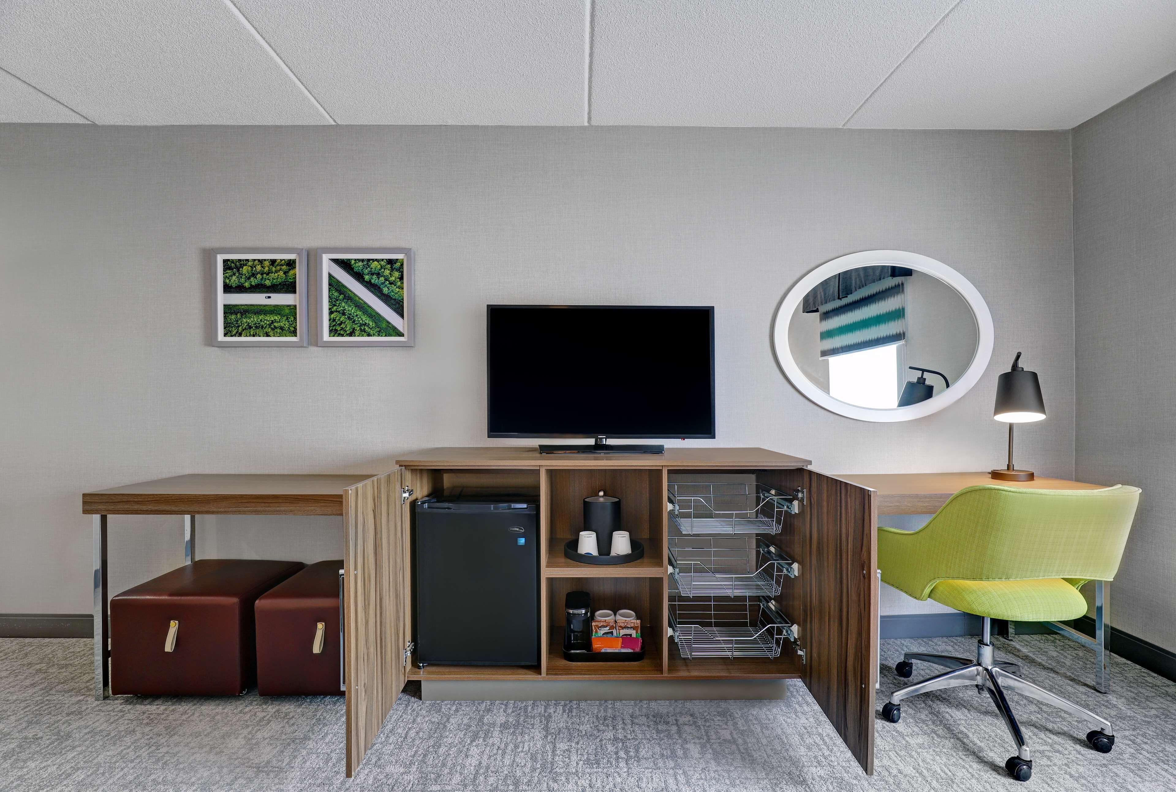 in-room safe, desk, blackout curtains, iron/ironing board