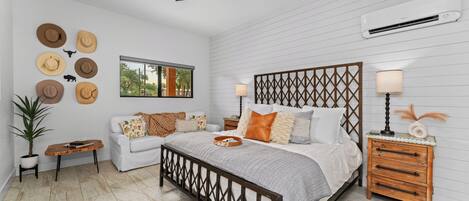 1 soverom, strykejern/-brett, wi-fi (inkludert) og sengetøy