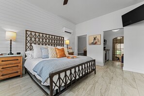 1 habitación, tabla de planchar con plancha, wifi gratis y ropa de cama 