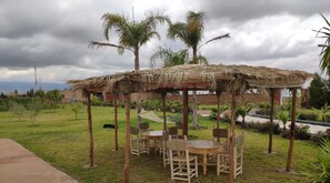 Breakfast, lunch, dinner served; local cuisine  - Les Jardins d Amizmiz (Sidi Badhaj)
