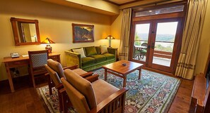 Televisión, chimenea y reproductor de DVD 