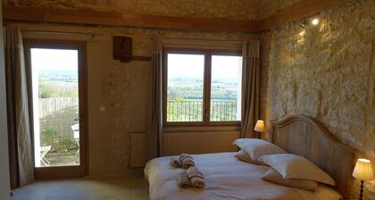 Preisgekröntes 2-Personen-Luxushaus auf Bio-Anwesen mit Weinschule vor Ort