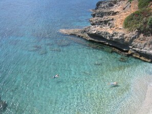 On the beach - Villa Brio complex.Your balcony on the Ionian Sea!  Villa 3 (Kefalonia Island)