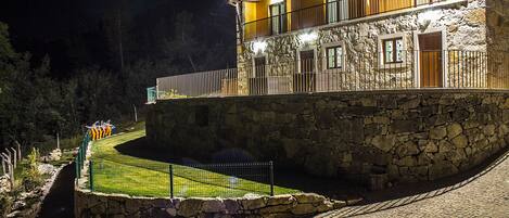 Front of property – evening/night