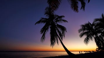 Beach nearby, white sand