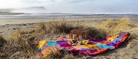 Una spiaggia nelle vicinanze